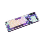 TECLADO GAMER ROYAL KLUDGE (RK-S98) BLACKBERRY MOUSSE | TRI-MODES WIRELESS - BT - USB | CHARTREUSE SWITCH | LED-RGB