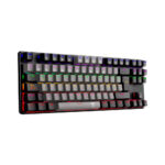 TECLADO GAMER T-DAGGER BORA GREY/BLACK (T-TGK313GB SP) SWITCH RED | RETROILUMINACION RAINBOW