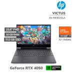 LAPTOP HP VICTUS 15-FB3022LA RYZEN 7-7445HS 16GB DDR5 512GB SSD T VIDEO RTX 4050 6GB 15.6 FHD FREEDOS ( BT4F2LA-ABM )