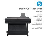 IMPRESORA PLOTTER HP DESIGNJET T650 36IN 5HB10D (5HB10D)