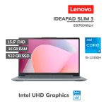LAPTOP LENOVO IDEAPAD SLIM 3 I5-12450H 16GB DDR5 512GB SSD 15.6" FHD FREEDOS ( 83ER00N8LM )