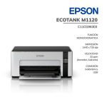 IMPRESORA EPSON M1120 MONOCROMATICA WIFI 32PPM (C11CG96303)
