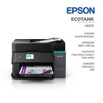 IMPRESORA EPSON L6370 ECOTANK ( C11CL43301 ) IMPRIME -  ESCANEA - FOTOCOPIA - WIFI - ETHERNET - DUPLEX - ADF