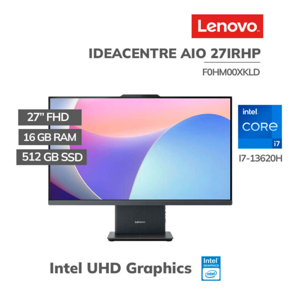 ALL IN ONE LENOVO IDEACENTRE AIO 27IRHP I7-13620H 16GB 512GB SSD 27" FHD IPS FREEDOS (F0HM00XKLD)