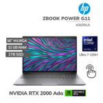 LAPTOP HP ZBOOK POWER G11 ULTRA 7-155H 32GB 1TB SSD NVIDIA RTX 2000 8GB 16 WUXGA TOUCHSCREEN WINDOWS 11 PRO (A31DVLA)