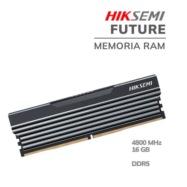 MEMORIA RAM HIKSEMI 16GB/4800MHZ FUTURE (HSC516U48C2 16G) DDR5 - NEGRO