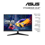 MONITOR GAMER ASUS 23.8 (VY249HGR) PANEL IPS | 120HZ - 1MS | HDMI - VGA