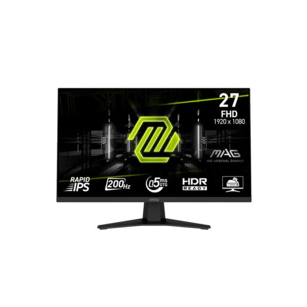 MONITOR GAMER MSI 27" (MAG-274F) PANEL RAPID IPS | 200HZ - 0.5MS | HDMI - DP