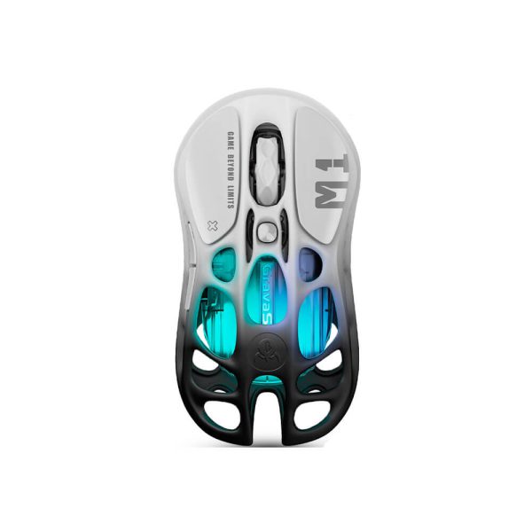 MOUSE GAMER GRAVASTAR MERCURY M1 PRO GRANDIENT BLACK (M1 PRO-GBLK) WIRELESS| 26000 DPI| LED-RGB