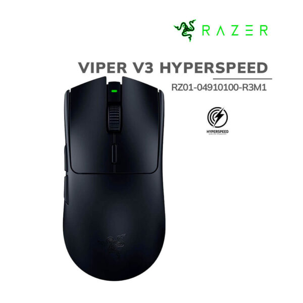 MOUSE GAMER RAZER VIPER V3 HYPERSPEED (RZ01-04910100-R3M1) WIRELESS| SENSOR FOCUS PRO 30K DPI