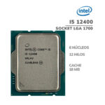 PROCESADOR INTEL CORE I5 12400 2.50HZ - 18MB (BX8071512400) LGA 1700 | OEM