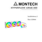 SISTEMA DE ENFRIAMIENTO LIQUIDO MONTECH HYPERFLOW ARGB 360 BLANCO