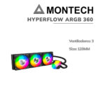 SISTEMA DE ENFRIAMIENTO LIQUIDO MONTECH HYPERFLOW ARGB 360 |NEGRO