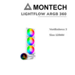 SISTEMA DE ENFRIAMIENTO LIQUIDO MONTECH LIGHTFLOW ARGB 360 WHITE