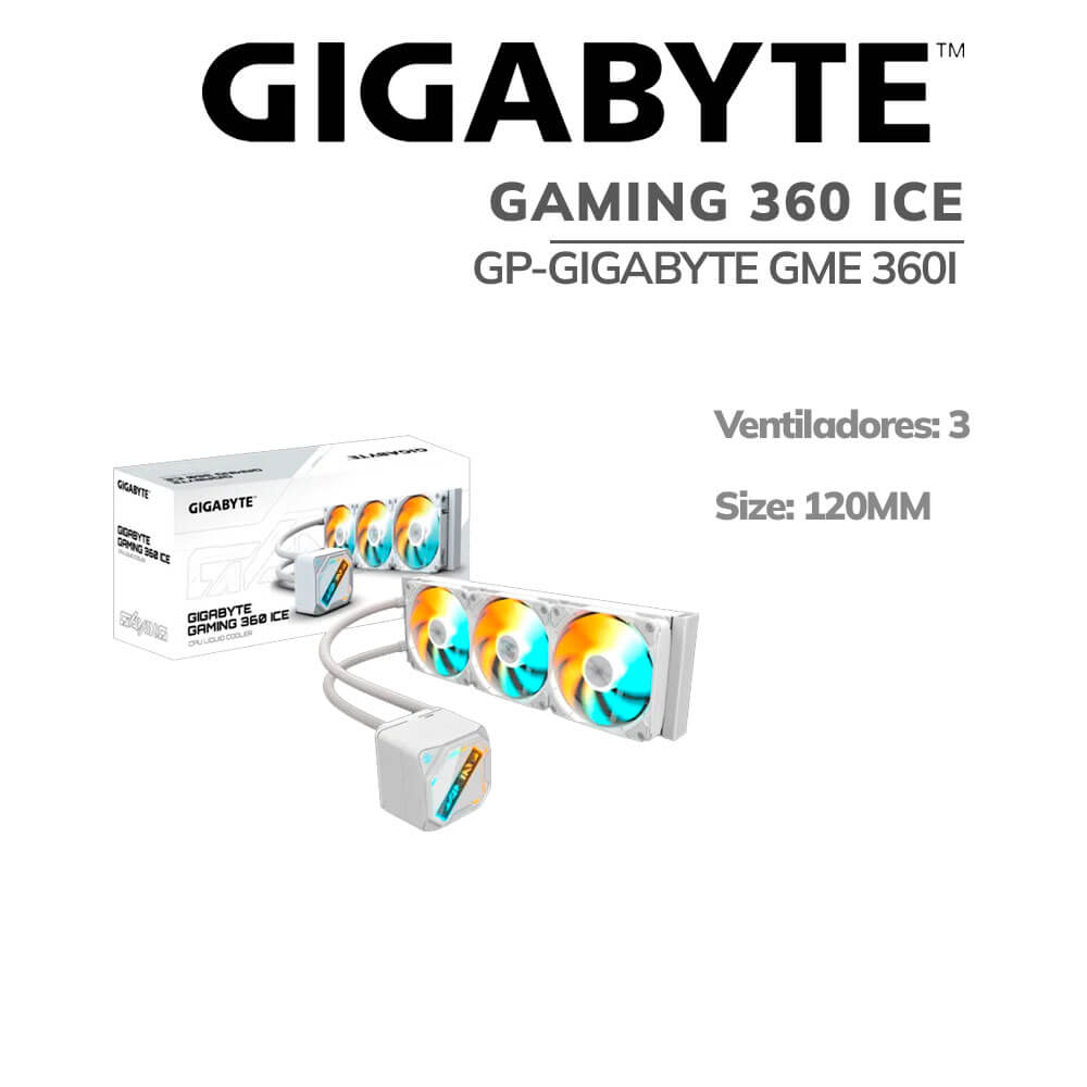 sistema-liquido-gigabyte-gaming-360-ice-gp-gigabyte-gme-360i-lga-amd-led-argb-pc-speed SISTEMA LIQUIDO GIGABYTE GAMING 360 ICE (GP-GIGABYTE GME 360I) LGA - AMD | LED-ARGB
