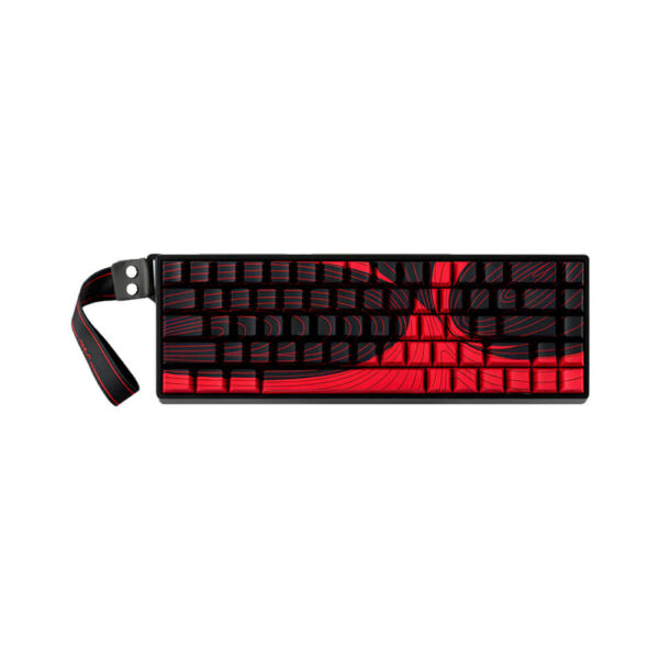 TECLADO GAMER AULA WIN68HE MAX (WIN68HE-MAX) WIRED | BLACK/RED | SWITCH WING CHUN MAGNETIC | LED-RGB
