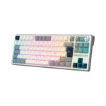 TECLADO GAMER ROYAL KLUDGE (RK-R87PRO TKL) HALF GREY | CREAMY SWITCH | USB | LED-RGB
