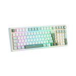 TECLADO GAMER ROYAL KLUDGE (RK-R98PRO) SKY CYAN | CREAM SWITCH | CABLEADO | LED-RGB