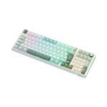 TECLADO GAMER ROYAL KLUDGE (RK-R98PRO) SKY CYAN | CREAM SWITCH | CABLEADO | LED-RGB
