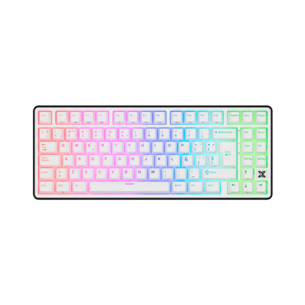 TECLADO GAMER ROYAL KLUDGE (RK X87) BLACK NIGHT| CREAMY SWITCH| CABLEADO| LED-RGB