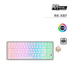 TECLADO GAMER ROYAL KLUDGE (RK X87) BLACK NIGHT| CREAMY SWITCH| CABLEADO| LED-RGB