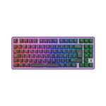 TECLADO GAMER ROYAL KLUDGE (RK X87) BLACKBERRY MOUSSE| CREAMY SWITCH| CABLEADO| LED-RGB