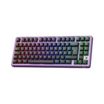 TECLADO GAMER ROYAL KLUDGE (RK X87) BLACKBERRY MOUSSE| CREAMY SWITCH| CABLEADO| LED-RGB