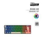 TECLADO GAMER ROYAL KLUDGE RK68 HE (IBM69K-SP) PHANTOM | SWITCH MINT MAGNETIC | LED-RGB