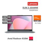 LAPTOP LENOVO SLIM 3 15AMN8 RYZEN 3-7320U 8GB 512GB SSD 15.6 FHD WINDOWS 11 (82XQ00YMLM)