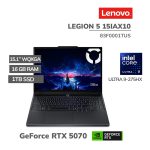 LAPTOP GAMER LENOVO LEGION 5 15IAX10 ULTRA 9-275HX 16GB DDR5 1TB SSD T VIDEO RTX 5070 8GB 15.1" WQXGA WINDOWS 11 (83F0001TUS)