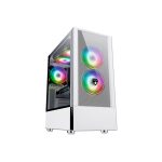 CASE GAMER ANTRYX RX 460 MESH WHITE ( AC-RX460MW ) SIN FUENTE | VIDRIO TEMPLADO | LED-ARGB - Imagen 5