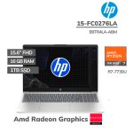 LAPTOP HP 15-FC0276LA RYZEN 7-7730U 16GB 1TB SSD 15.6″ FHD WINDOWS 11 (B9TR4LA-ABM)