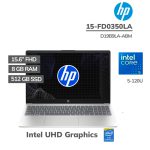 LAPTOP HP 15-FD0350LA CORE 5-120U 8GB DDR5 512GB SSD 15.6 FHD WINDOWS 11 (D19B9LA-ABM)