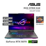 LAPTOP GAMER ASUS ROG STRIX G16 G614FP-DS96 RYZEN 9-9955HX 32GB 1TB SSD T.VIDEO RTX 5070 8GB 16" WQXGA WINDOWS 11