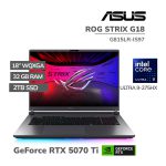 LAPTOP GAMER ASUS ROG STRIX G18 G815LR-IS97 ULTRA 9-275HX 32GB 2TB SSD T.VIDEO RTX 5070TI 12GB 18" WQXGA WINDOWS 11
