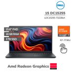 LAPTOP DELL 15 DC15255 RYZEN 7-7730U 16GB DDR4 1TB SSD 15.6" FHD TOUCHSCREEN WINDOWS 11 (LDC15255-7322BLK)