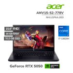 LAPTOP GAMER ACER NITRO V 15 ANV15-52-778V I7-13620H 16GB 512GB RTX 5050 8GB 15.6" FHD WINDOWS 11 (NH.U1PAA.003)