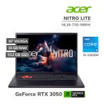 LAPTOP GAMER ACER NITRO LITE NL16-71G-58BW I5-13420H 16GB 512GB SSD T VIDEO RTX 3050 6GB 16" WUXGA FREEDOS (NH.DAAAL.002)