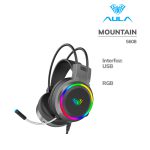 AUDIFONO GAMER AULA MOUNTAIN ( S608 ) BLACK | LED-RGB