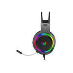 AUDIFONO GAMER AULA MOUNTAIN ( S608 ) BLACK | LED-RGB - Imagen 4