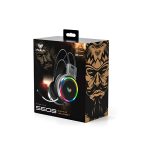 AUDIFONO GAMER AULA MOUNTAIN ( S608 ) BLACK | LED-RGB - Imagen 5