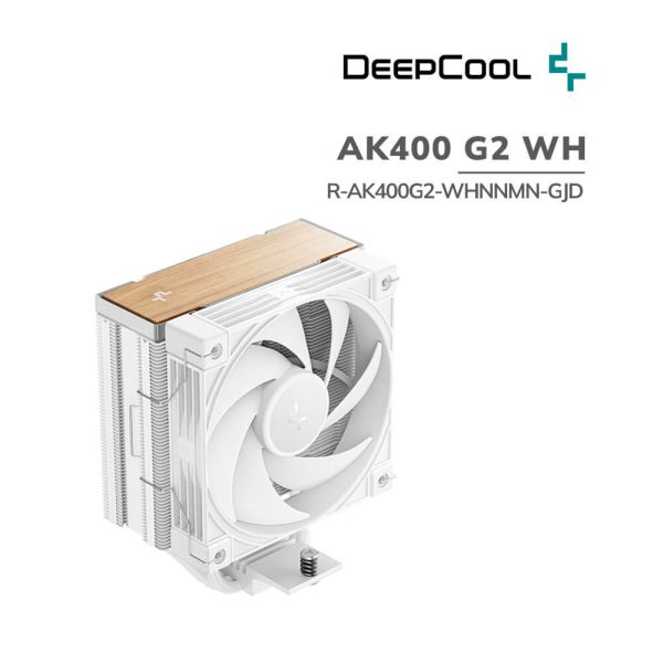 COOLER PARA PROCESADOR DEEPCOOL AK400 G2 WH (R-AK400G2-WHNNMN-GJD)