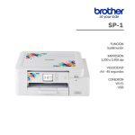 IMPRESORA DE SUBLIMACION BROTHER SP-1 WIFI