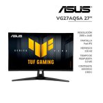 MONITOR GAMER ASUS TUF 27" (VG27AQ5A) PANEL FAST IPS | QHD 2560X1440 | 210HZ - 0.3MS | PARLANTE INCLUIDO