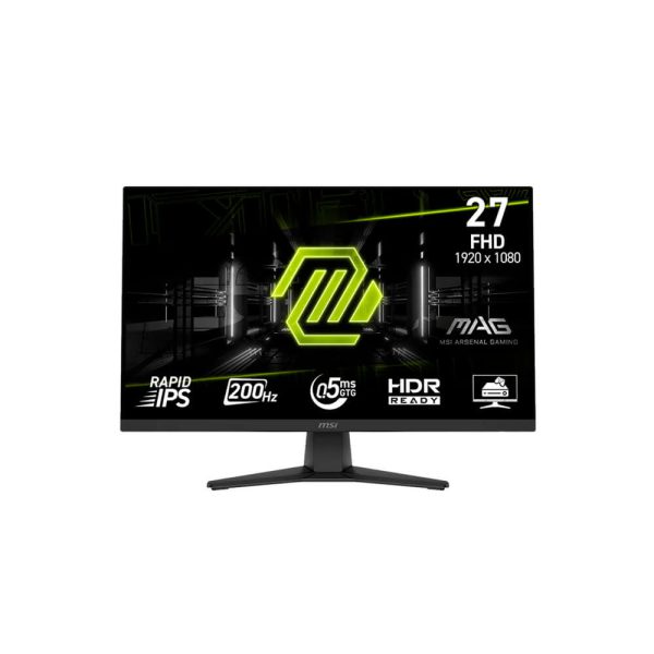 MONITOR GAMER MSI 27" (MAG-272F) PANEL RAPID IPS | 200HZ - 0.5MS | HDMI - DP