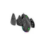 MOUSE GAMER ANTRYX XCALIBUR CHROME STORM ( AGM-CS7500K ) DPI 16400 | LED-RGB