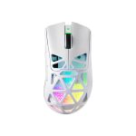 MOUSE GAMER AULA WIND (SC620) WHITE | WIRED - BT - WIRELESS | 12000DPI | PIXART 3311 | LED-RGB