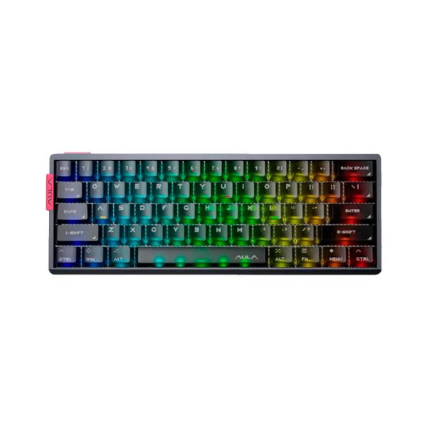 TECLADO GAMER AULA AG60 (AG60) BLACK | SWITCH SNOWGLOW MAGNETIC | LED-RGB