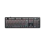 TECLADO GAMER AULA F108 PRO (F108-PRO) WIRED - BT - WIRELESS | BLACK DEGRADED | SWITCH FLOWER | LED-RGB