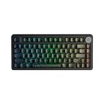 TECLADO GAMER AULA F75 PRO (F75PRO) WIRED - BT - WIRELESS | BLACK CONTOUR | SWITCH STAR VECTOR | LED-RGB